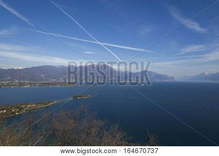 Garda lake from Rocca di Manerba - Lombardy - Italy