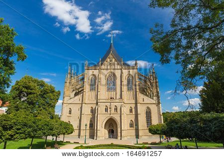 st Barbora Cathedral in Kutna Hora Unesco heritage site Central Bohemia Czech Republic