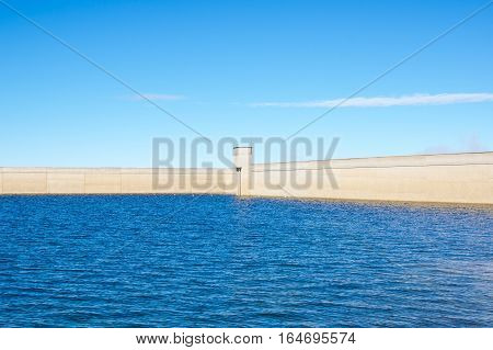 Lagoa Comprida is the largest lake of Serra da Estrela Natural park Portugal