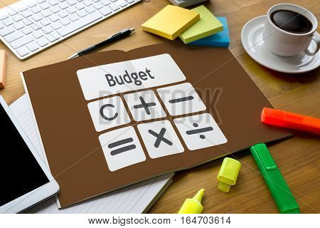 Calculation Business Investment Accounting Banking Budget Calculator ,  Pressing Calculator Buttons