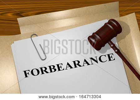 Forbearance - Legal Concept