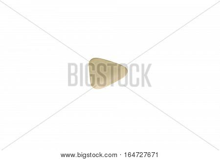 white eraser isolated on a white background
