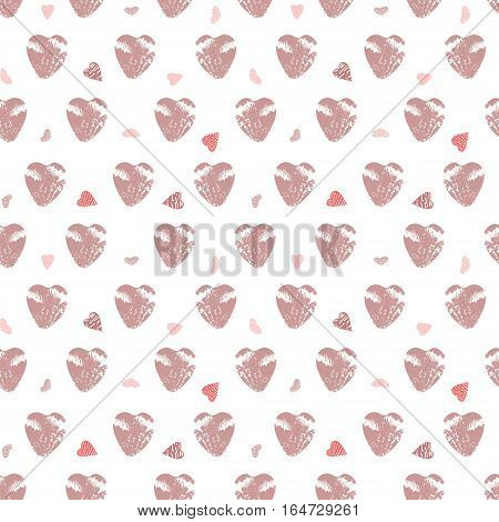 Valentine's hearts seamless pattern,illustration picture for your design