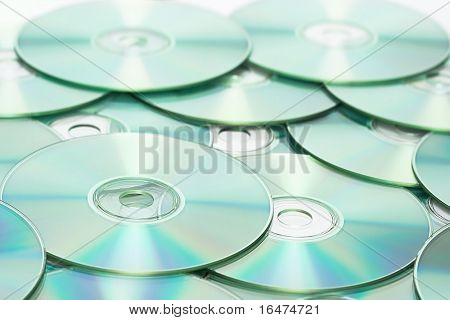 Cd eller DVD romes for baggrund