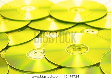 Cd eller DVD romes for baggrund