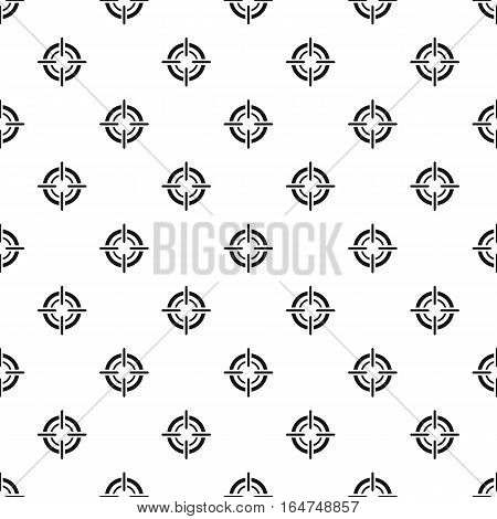 Crosshair, reticle, viewfinder pattern. Simple illustration of crosshair, reticle, viewfinder vector pattern for web