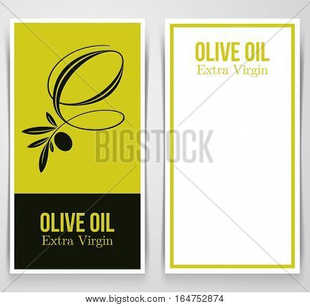 Olive oil label 
