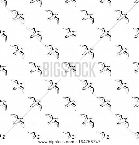 Sea gull pattern. Simple illustration of sea gull vector pattern for web