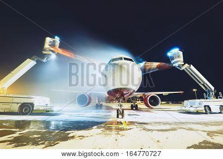 Deicing Of The Airplane