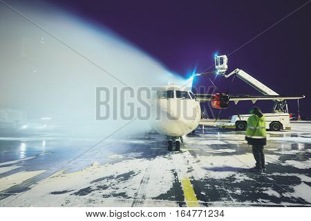Deicing Of The Airplane