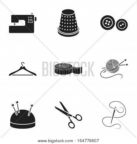 Atelie set icons in black style. Big collection of atelie vector symbol stock