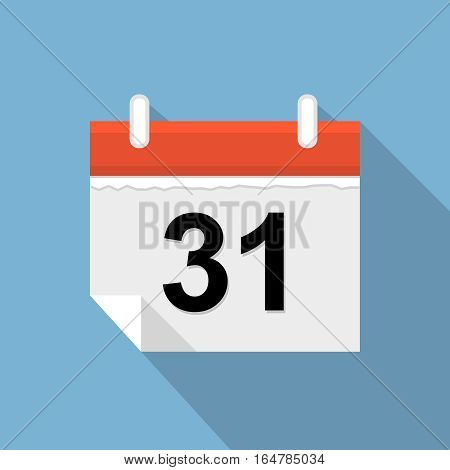 Vector Calendar icon, design element for mobile and web applications, eps 10