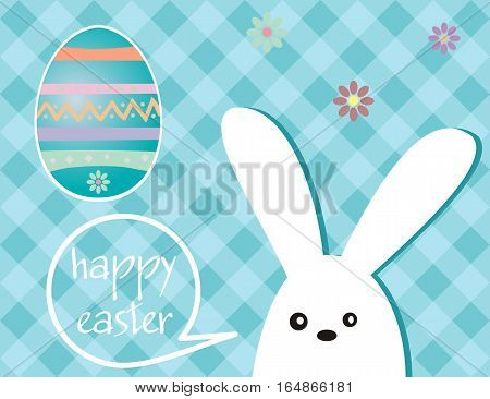 Easter holiday - rabbit and Easter egg