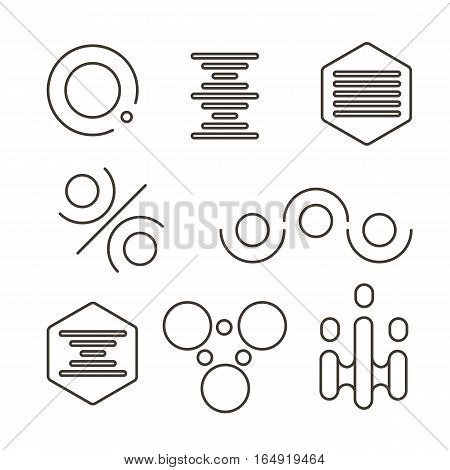 Simple Science Logo Set