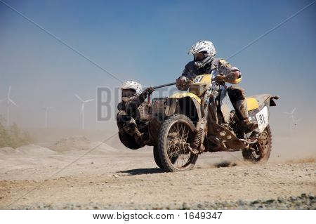 Motorrad mit Beiwagen