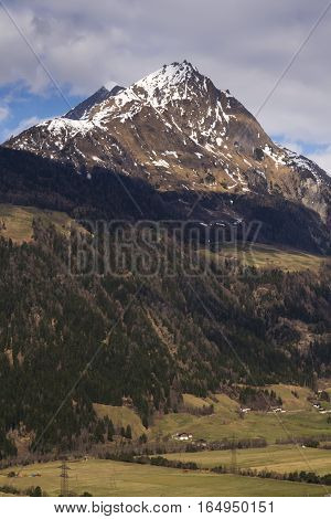 Mountains In Ski Resort Matrei In Osttirol, Austria