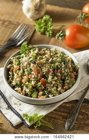 Healthy Organic Quinoa Tabouli Salad