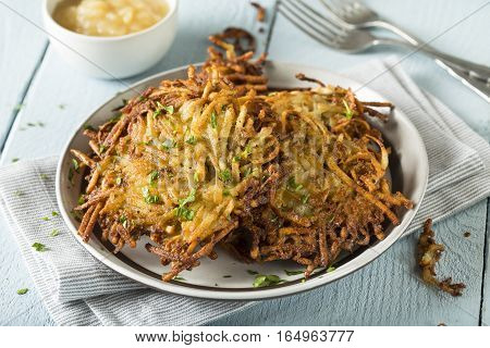 Homemade Traditional Potato Latkes