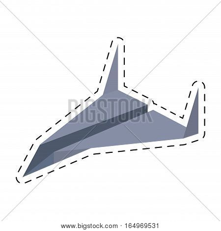 paper plane idea innovation up cut line vector illustration eps 10