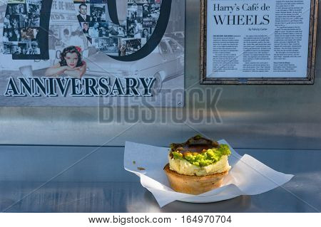 Australian Famous Meat Pie At Harrys Cafe De Wheels
