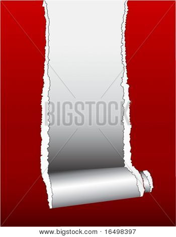 Gescheurd papier