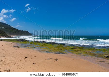 Beautiful Ocean Beach With Sandy Shore