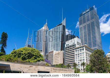 Sydney Conservatorium Of Music And Sydney Cbd Skyline