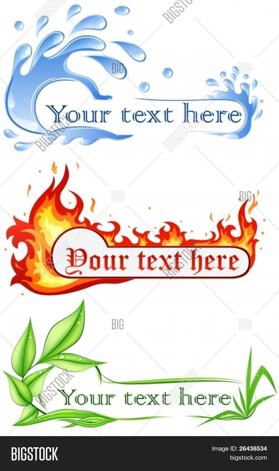 Elements Nature Vector & Photo (Free Trial) | Bigstock