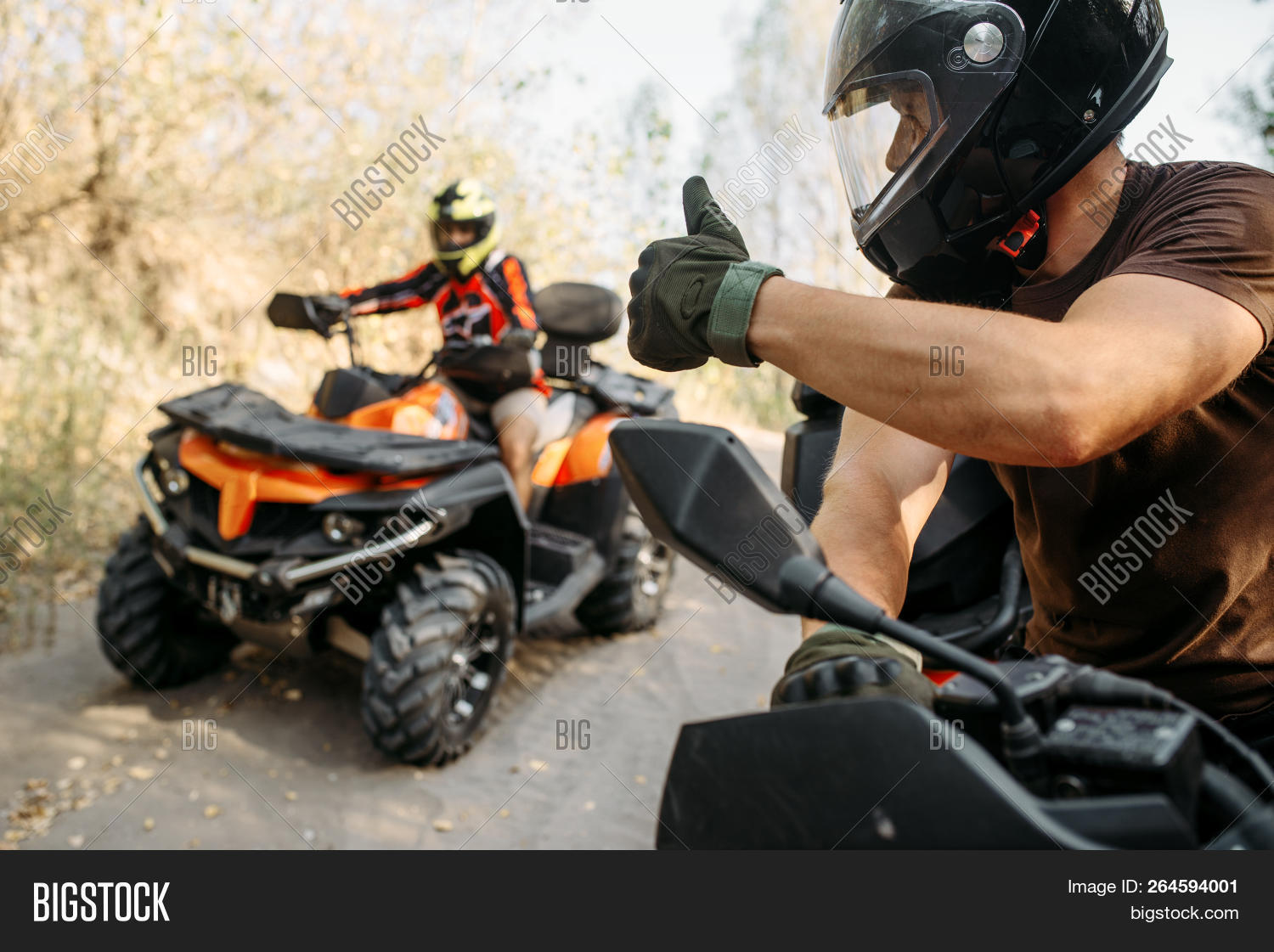 ATV Rider Showing Image & Photo (Free Trial) Bigstock
