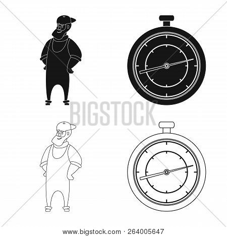 Vector Design Of Goods And Cargo Symbol. Set Of Goods And Warehouse Stock Symbol For Web.