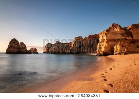 Praia Do Camilo In The Morning Light