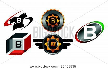 Logotype B Modern Template Set Logo Design