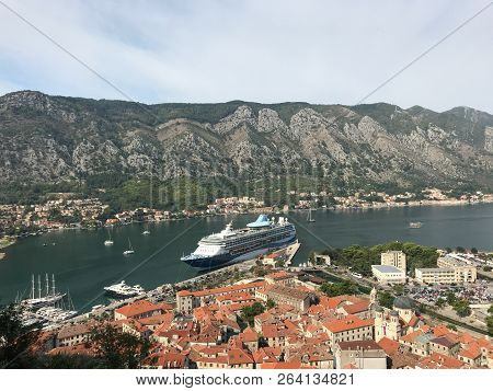 kotor in slovenia at the mediterranean sea