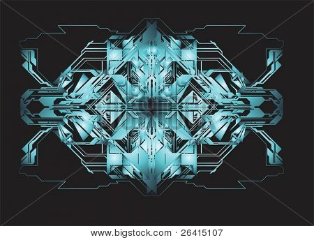 fundo de tecnologia futurista