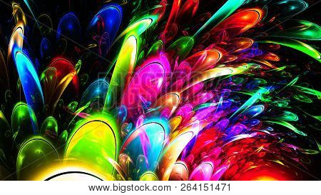 3d Computer Generated Fractal Artwork For Creative Art, Design And Entertainment