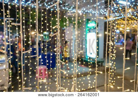 Kalasin,thailand - March 3, 2018: The Rocemill Market,night Street Food Market In Kalasin,thailand