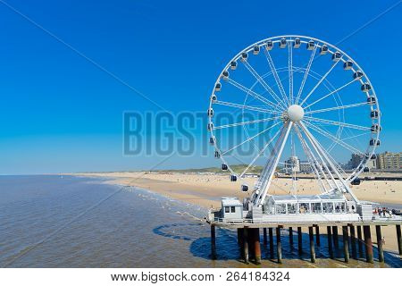North Sea And Scheveningen Beach, The Hague Netherlands