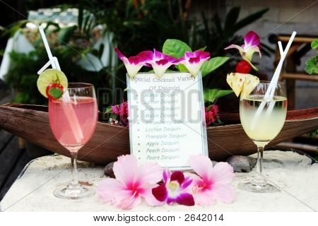 Menu de bebidas