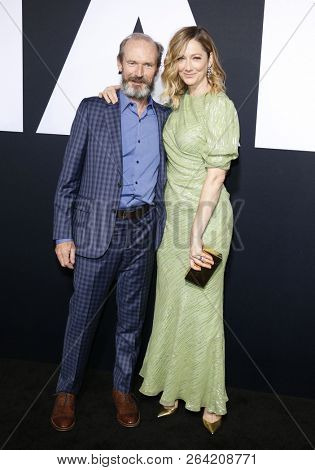Toby Huss and Judy Greer at the Los Angeles premiere of 'Halloween' held at the TCL Chinese Theatre in Hollywood, USA on October 17, 2018.