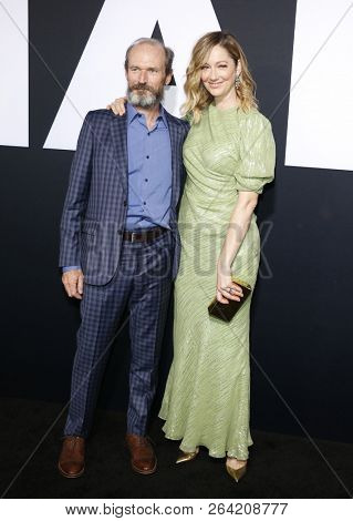 Toby Huss and Judy Greer at the Los Angeles premiere of 'Halloween' held at the TCL Chinese Theatre in Hollywood, USA on October 17, 2018.