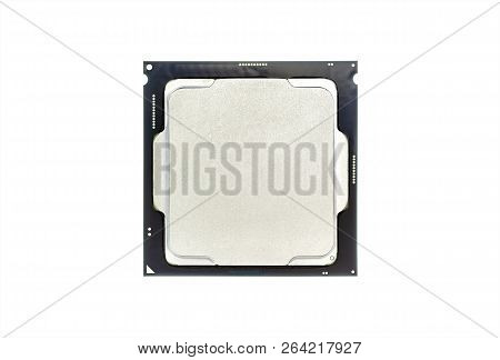 Central Processing Unit Chip.cpu Isolated On White