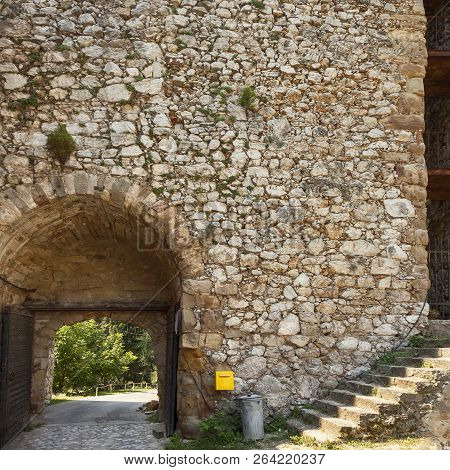 View Of The Gates From Inside Of Fortifications Of Monastery Manasija, Also Known As Resava, Serbian
