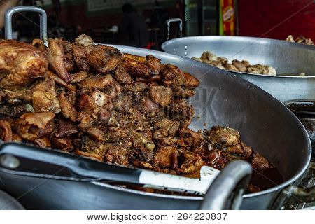 A Traditional Pork Based Meal From Ecuador South America