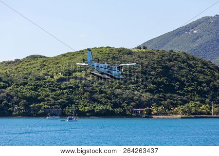 St Thomas, Usvi - December 8, 2014:  Seaborne Airlines Is Headquartered In San Juan, Puerto Rico And