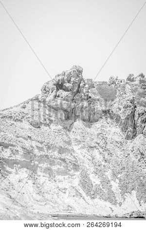 3 Fourches Island And Waves And Rocks