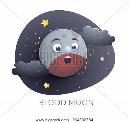 Blood Moon Concept Design, Lunar Eclipse July 27 2018