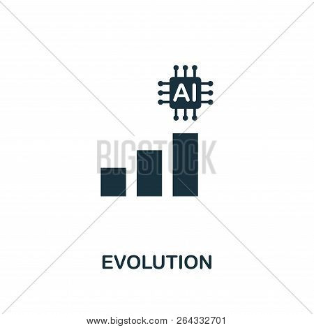 Evolution Icon. Premium Style Design From Artificial Intelligence Icon Collection. Ui And Ux. Pixel 