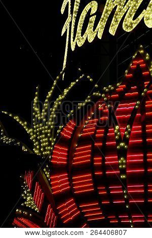 Las Vegas, Nv/usa - Sep 16,2018: Exterior Views Of The Flamingo Casino Resort On The Las Vegas Strip