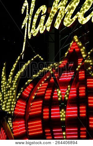 Las Vegas, Nv/usa - Sep 16,2018: Exterior Views Of The Flamingo Casino Resort On The Las Vegas Strip