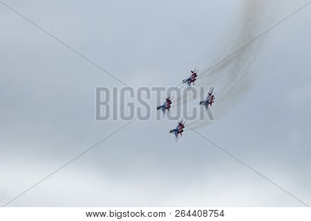 City: Kostroma. State: Kostroma. Country: Russia. Aviation Group Of Aerobatics Of The Air Force Of R